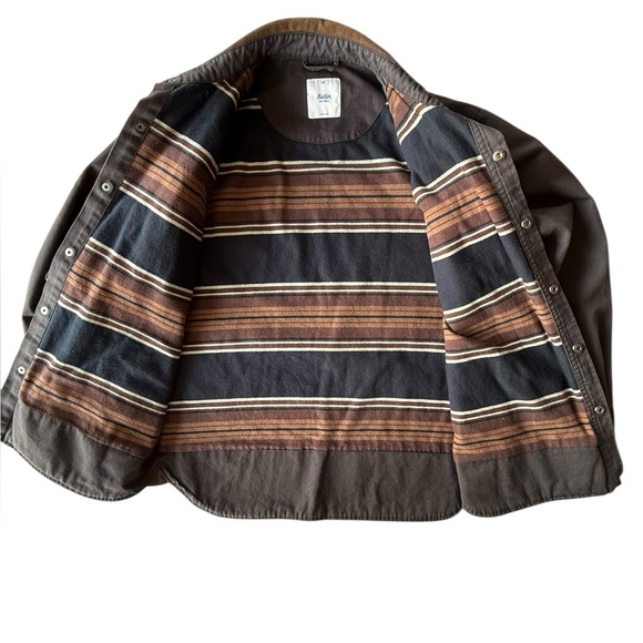 Katin Moss Green Insulated Canvas Shacket, Small - Picture 5 of 7